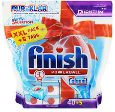 Viên rửa chén bát Finish PUR and KLAR mới loại túi 45 viên được Nhập khẩu từ CHLB Đức